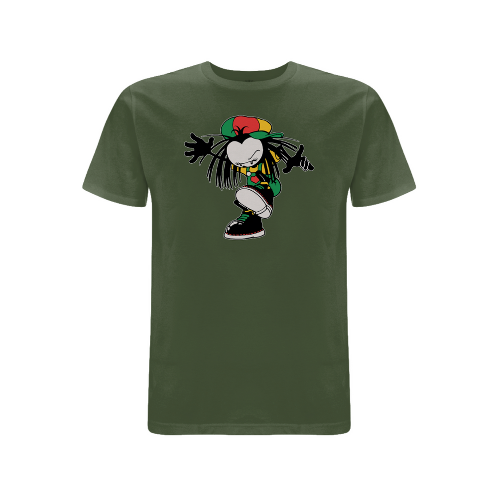 Sista Stamp Front Print T-shirt - Dready Original