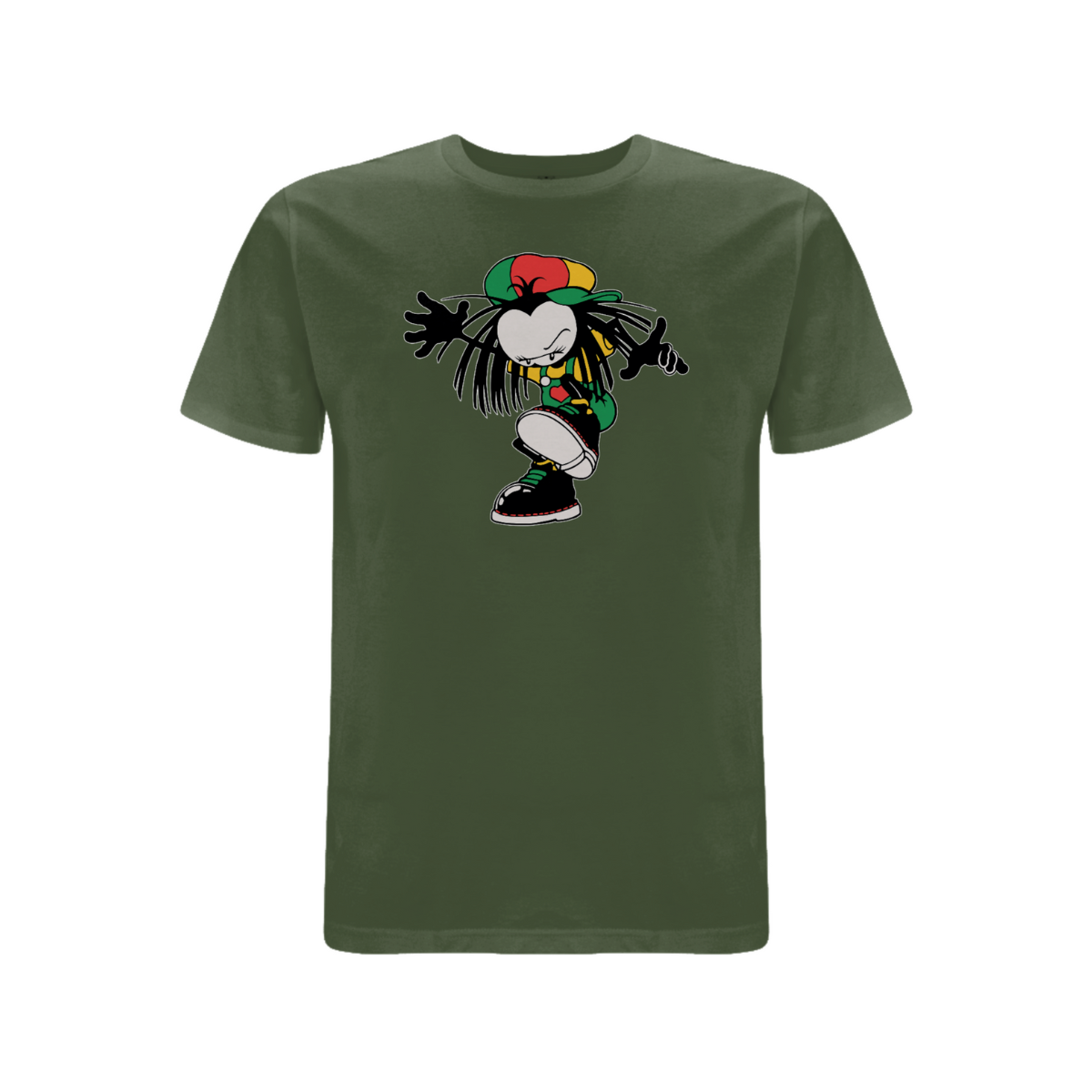 Sista Stamp Front Print T-shirt - Dready Original