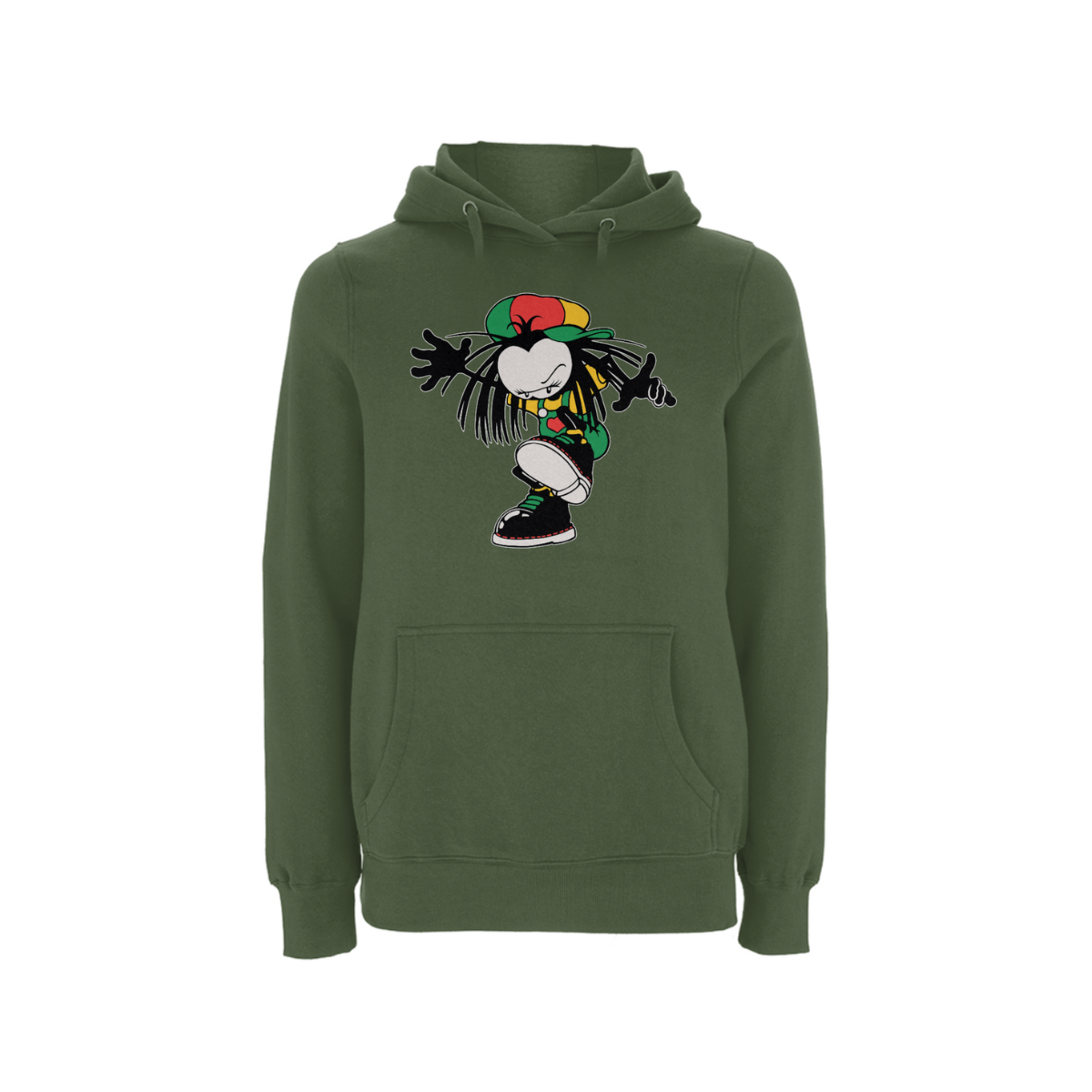 Sista Stamp Front Print Hood - Dready Original