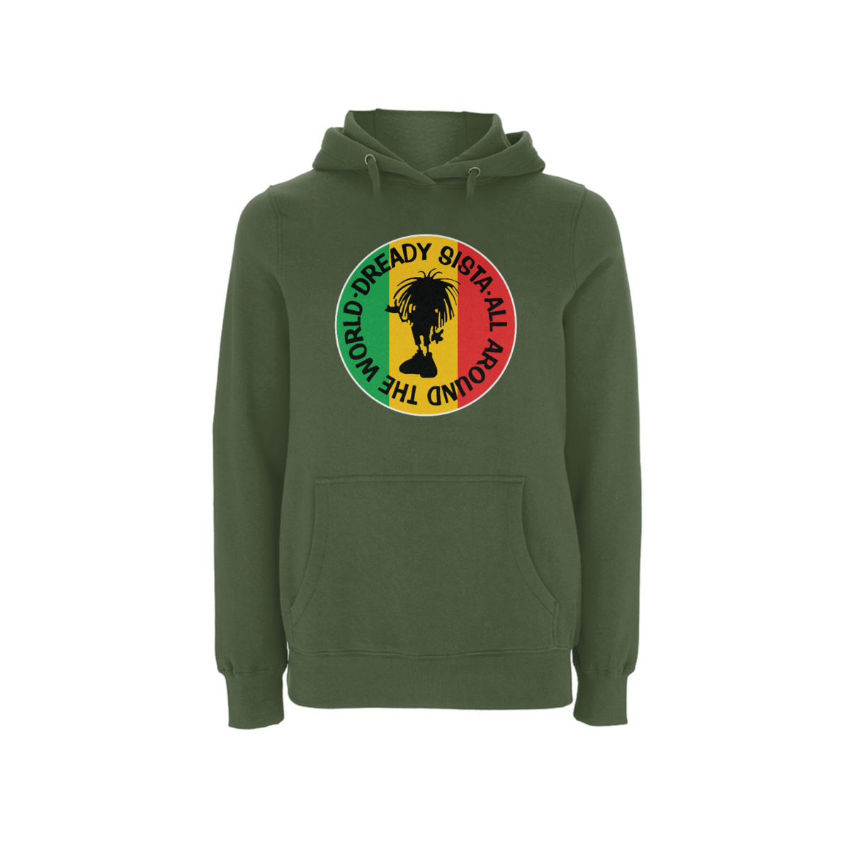 Sista Global Front Print Hood - Dready Original