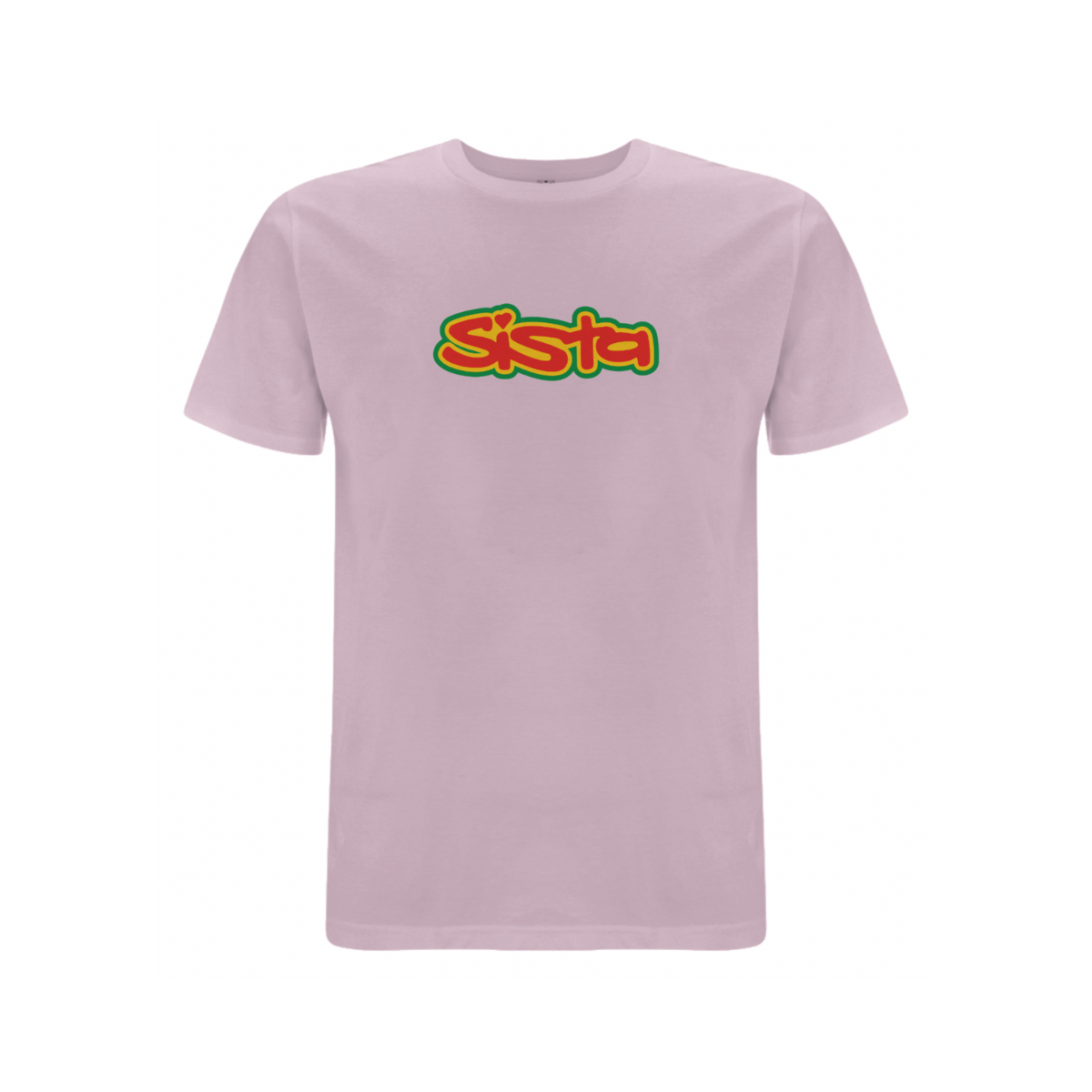 Sista Large logo front print t-shirt - Dready Original