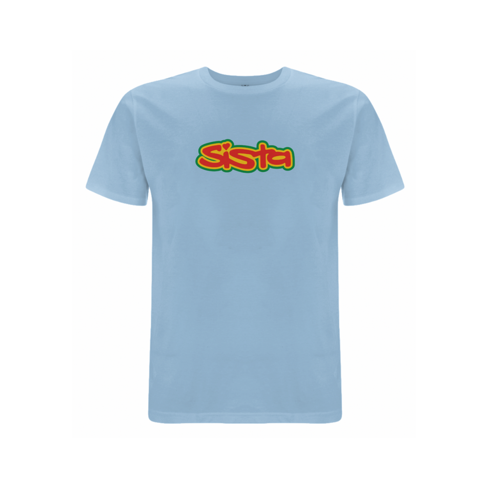 Sista Large logo front print t-shirt - Dready Original
