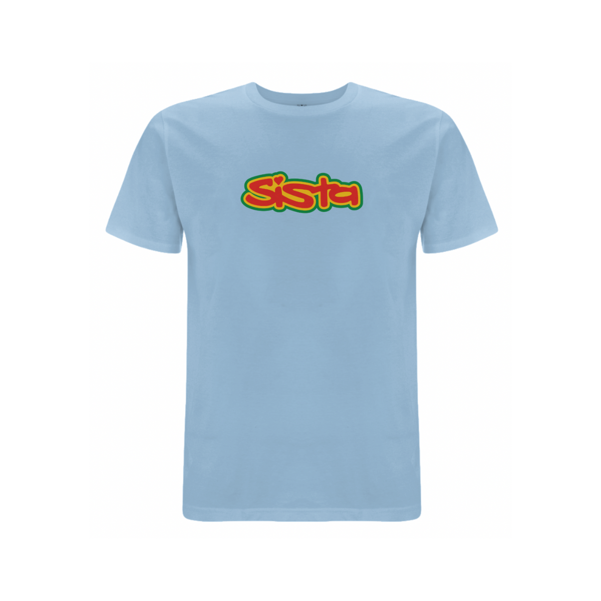 Sista Large logo front print t-shirt - Dready Original
