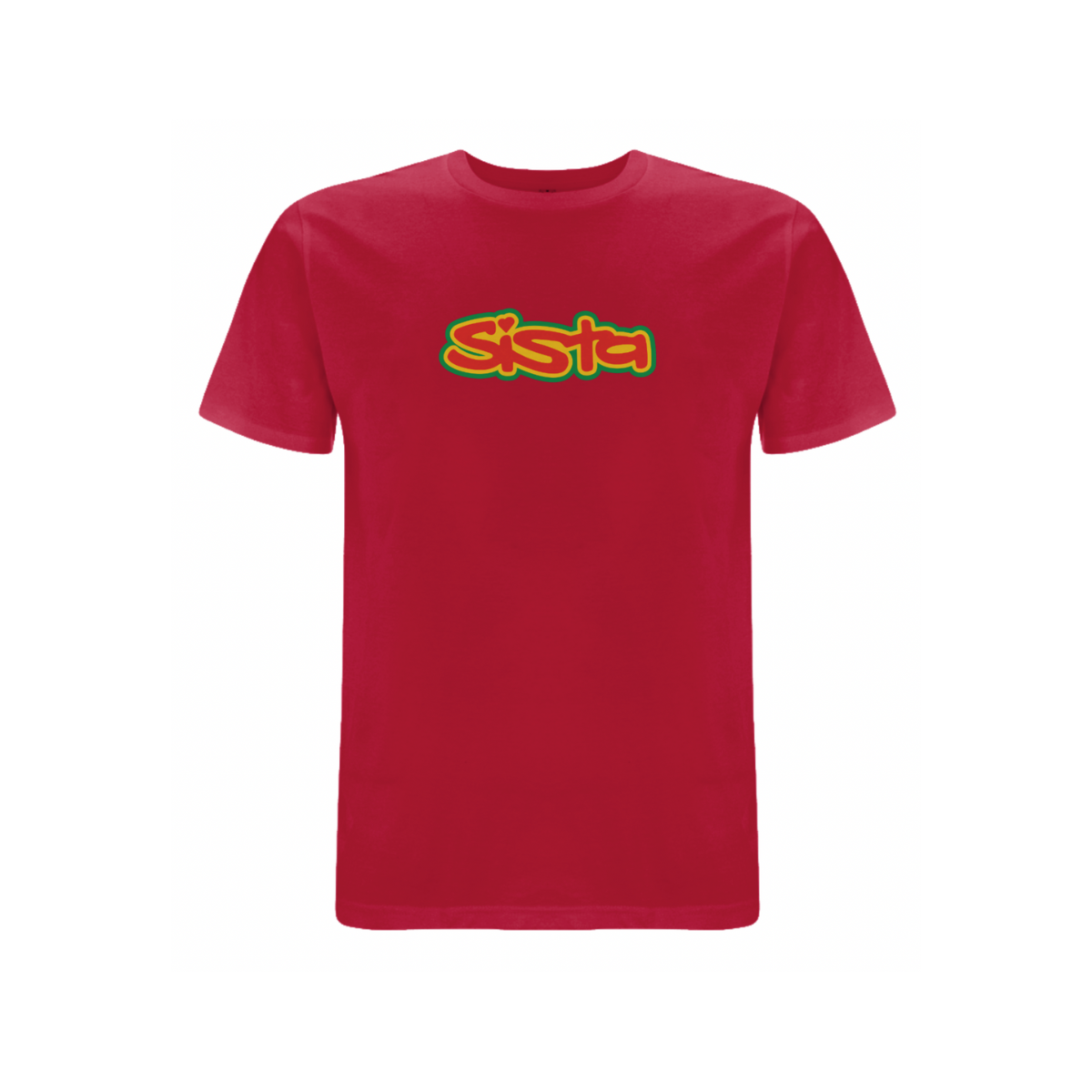 Sista Large logo front print t-shirt - Dready Original