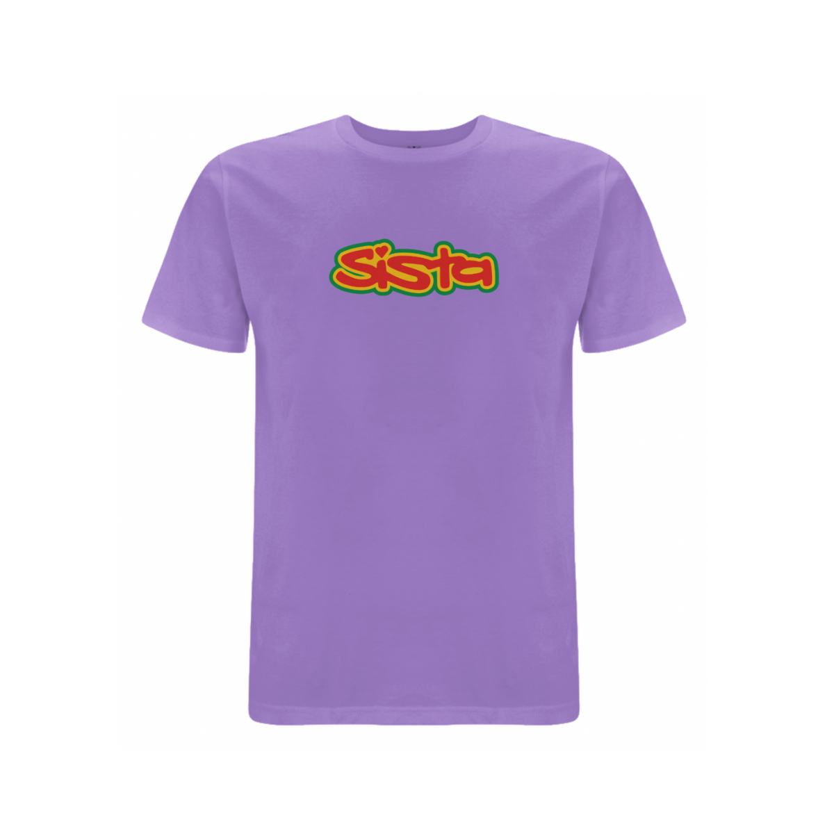 Sista Large logo front print t-shirt - Dready Original