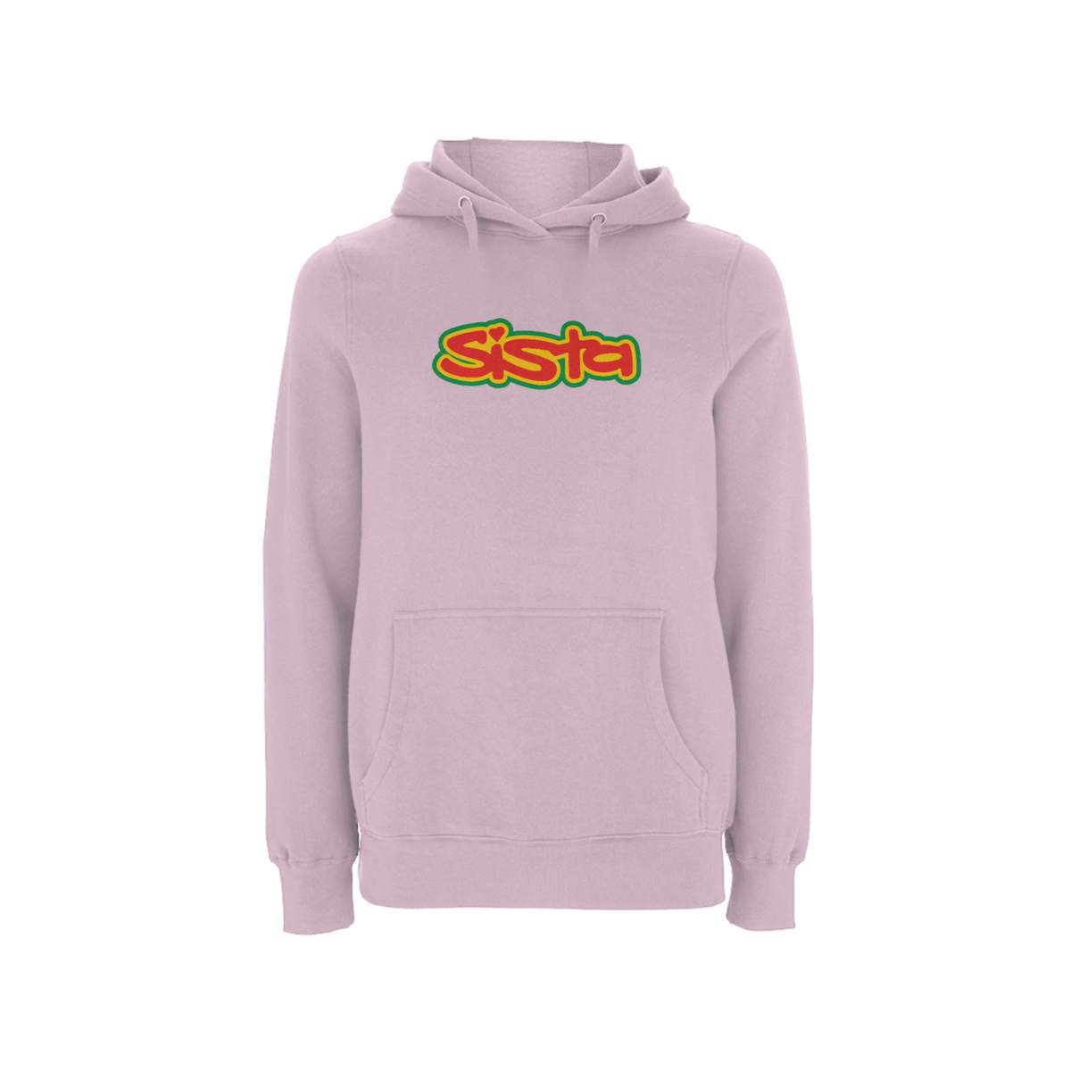 Sista Large Logo Front Print Hood - Dready Original