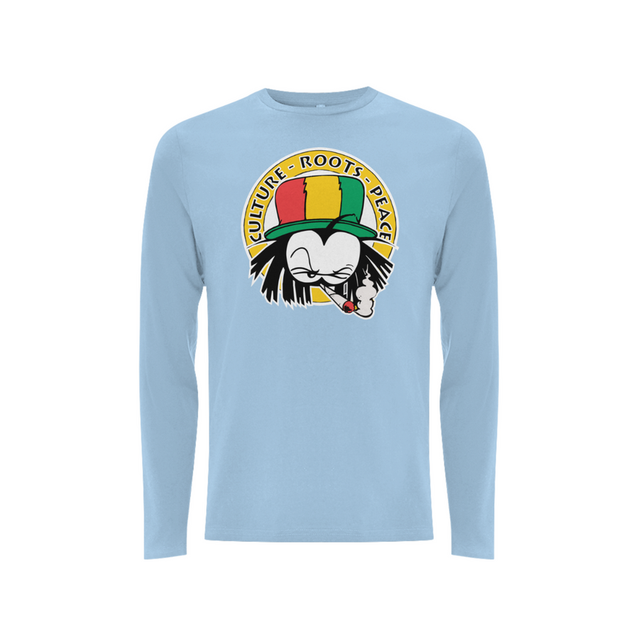 Dready 90s Crest  Front Print Long Sleeve