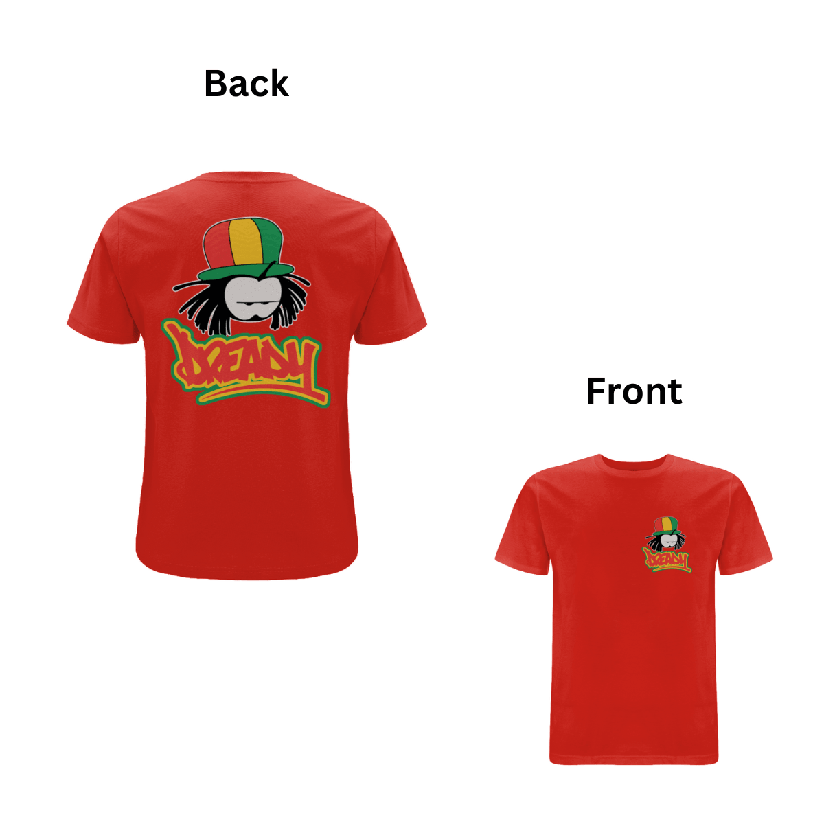 Dready Classic front and back print t-shirt - Dready Original