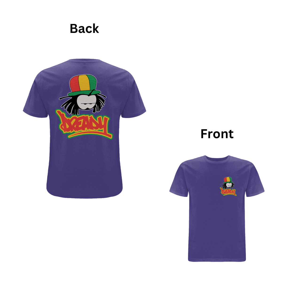 Dready Classic front and back print t-shirt - Dready Original