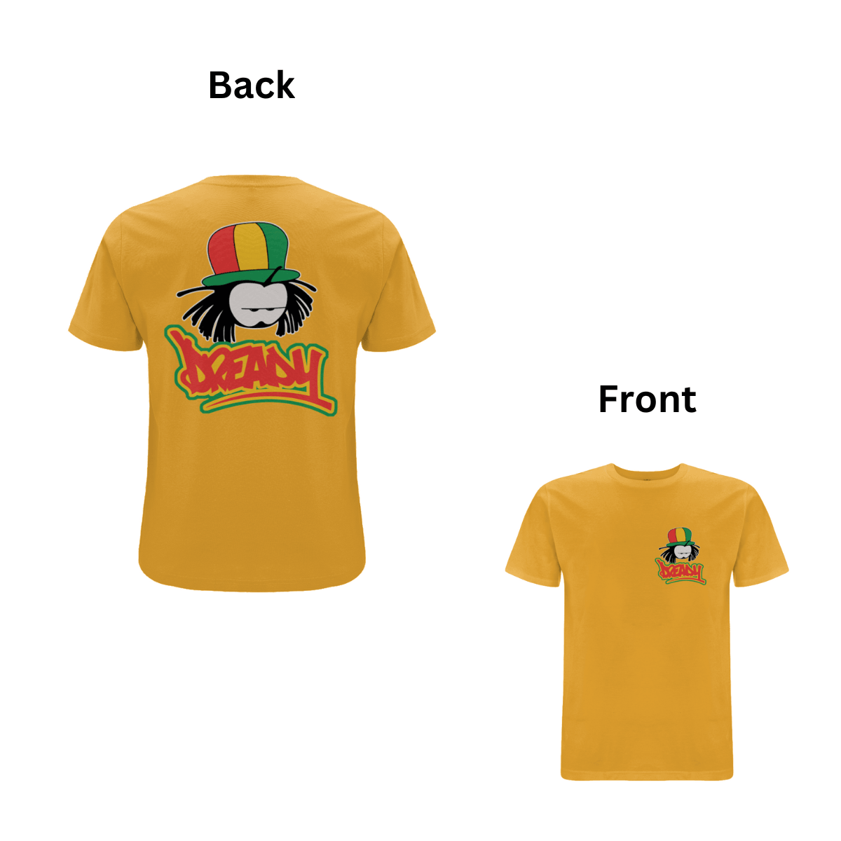 Dready Classic front and back print t-shirt - Dready Original