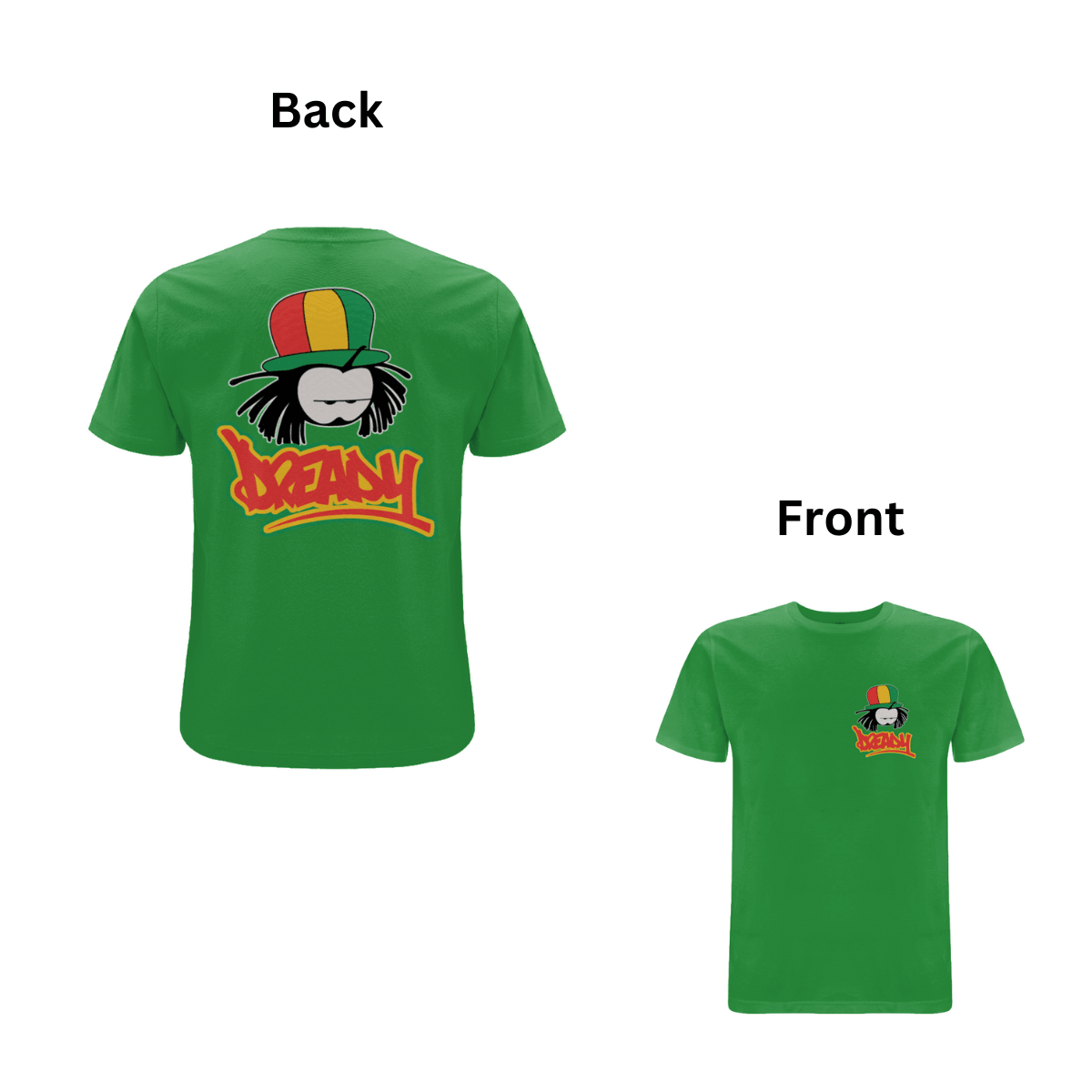 Dready Classic front and back print t-shirt - Dready Original