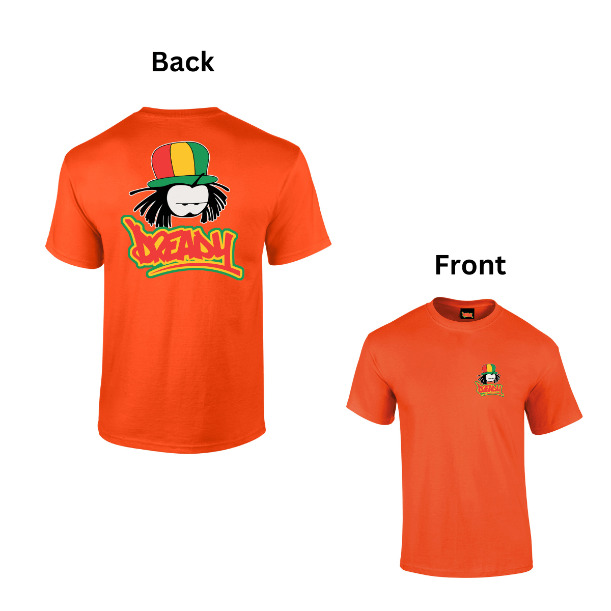 Dready Classic front and back print t-shirt - Dready Original