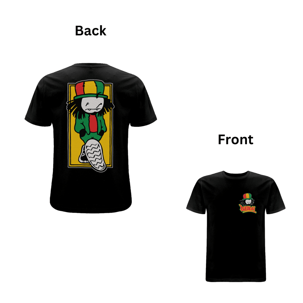 Walking Dread Front & Back Print T- Shirt - Dready Original