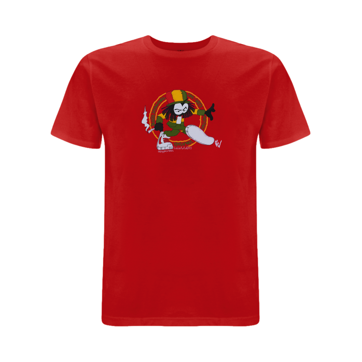 Dready Positive Vibrations Embroidered T-Shirt - Dready Original