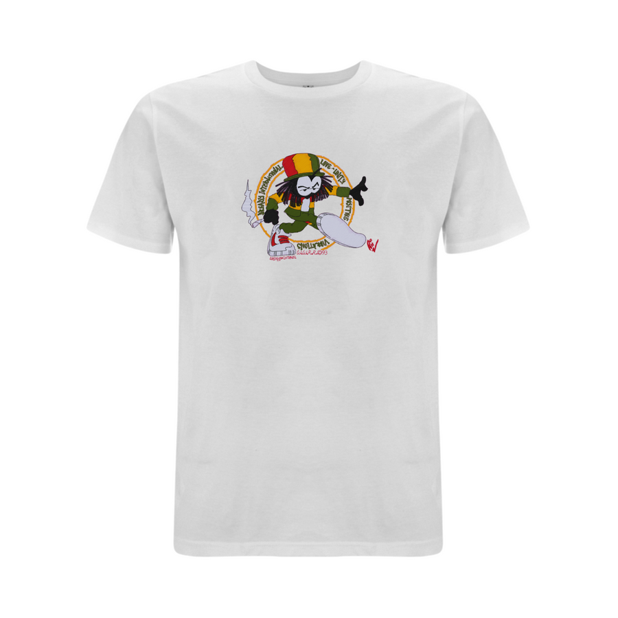Dready Positive Vibrations Embroidered T-Shirt - Dready Original