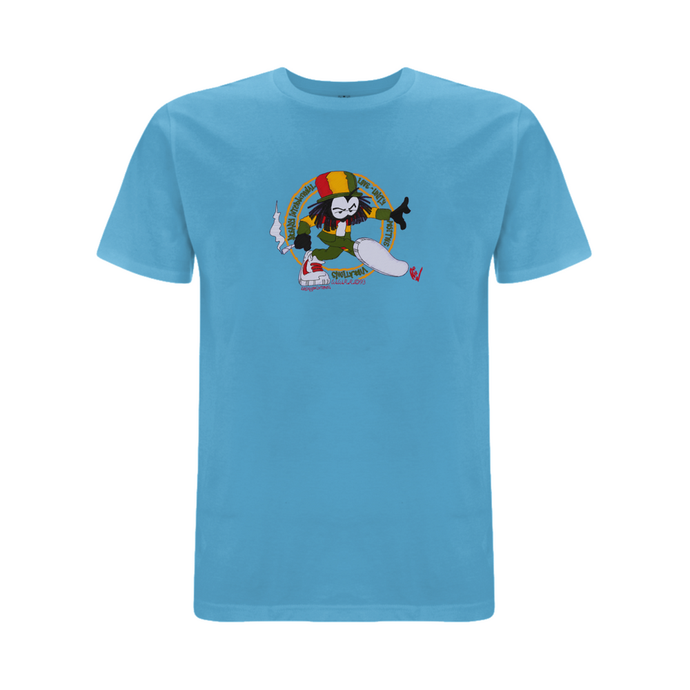 Dready Positive Vibrations Embroidered T-Shirt - Dready Original