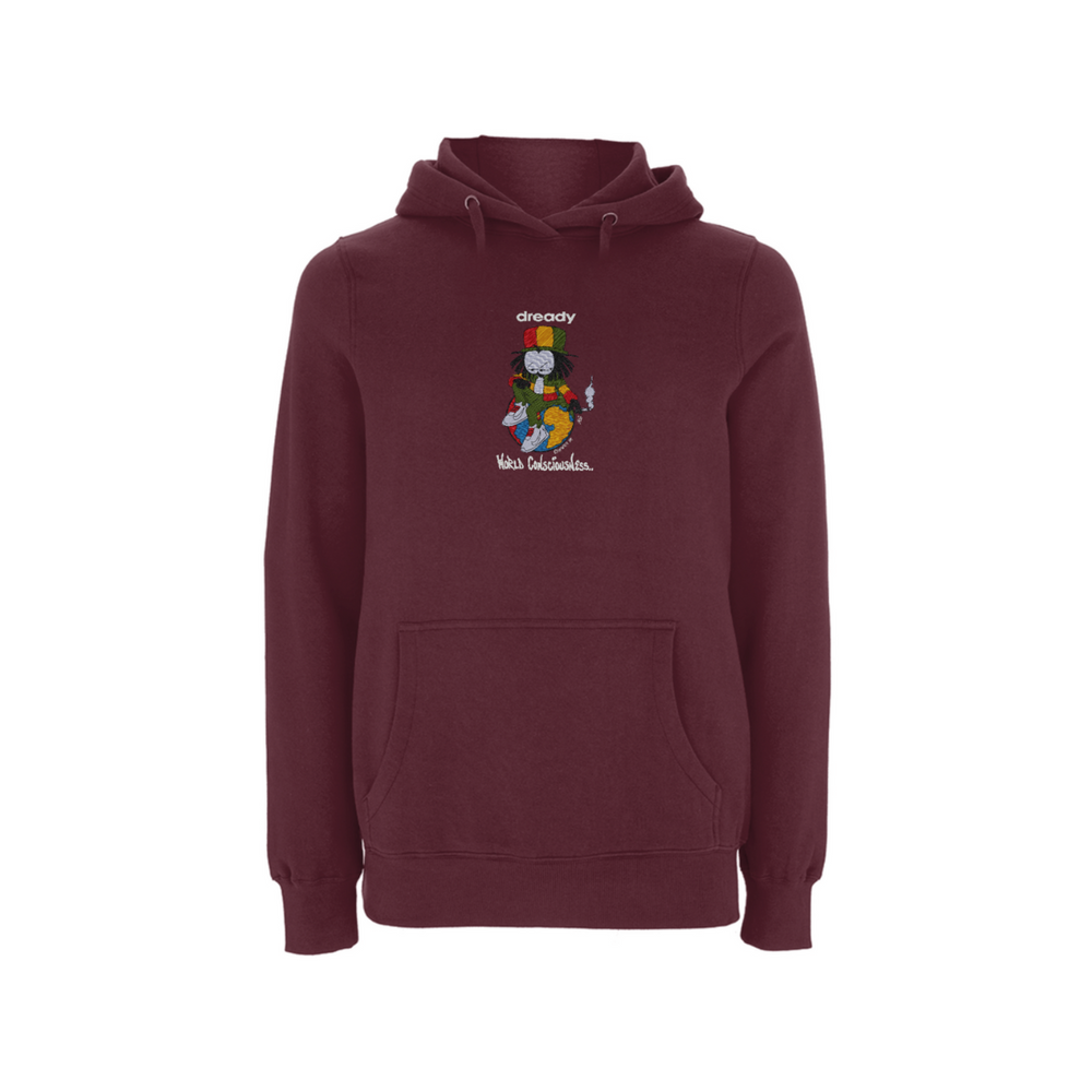 DREADY WORLD CONCIOUSNESS Embroidered Hood - Dready Original