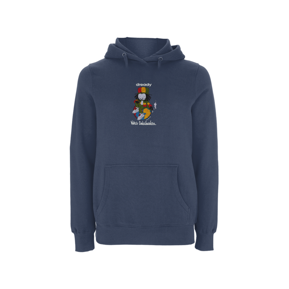 DREADY WORLD CONCIOUSNESS Embroidered Hood - Dready Original