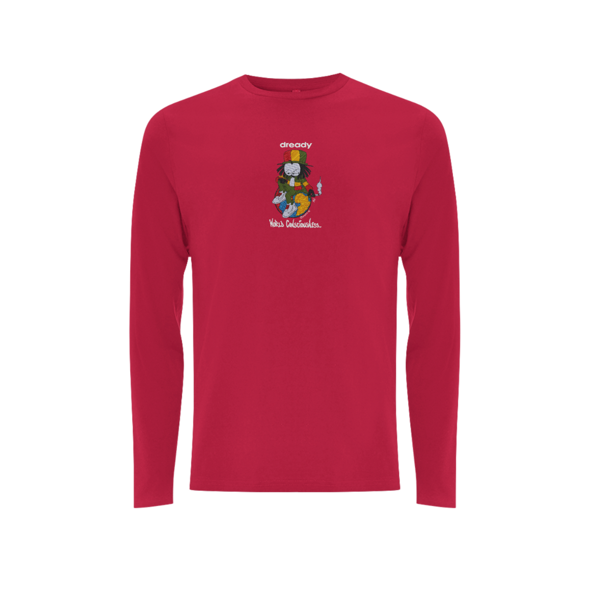 DREADY WORLD CONCIOUSNESS Front Print Long Sleeve - Dready Original